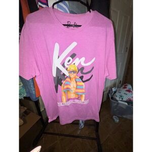 Barbie Ken The Original Dream Dad Pink Graphic T Shirt Women's Large